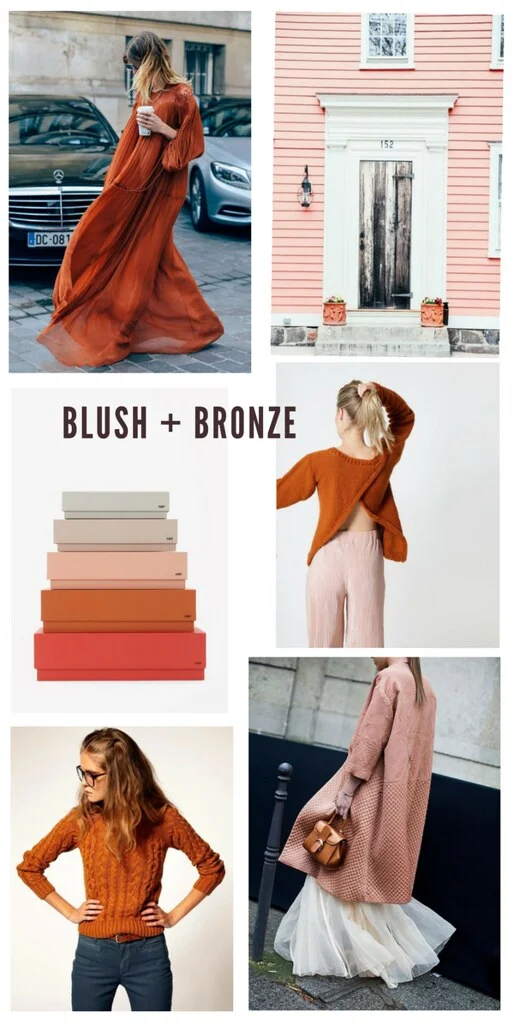 Blush + bronze