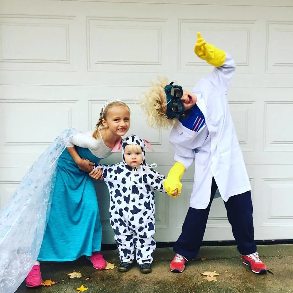 My kids' Halloween costumes from years past