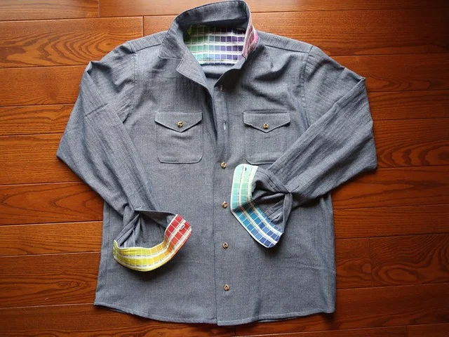 Men's Shirt with a Color Map Surprise!