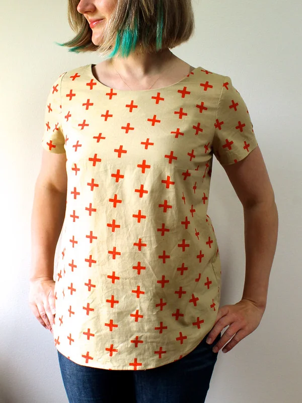 Beatrix in Alison Glass Plus print