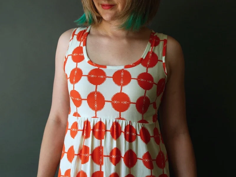 Trillium Maxi Dress with Bias Binding