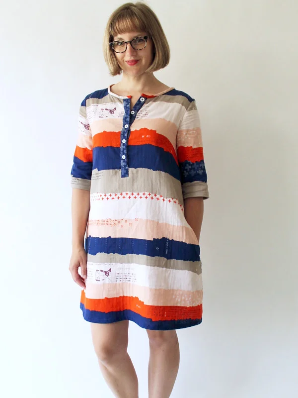 Bespoke Double Gauze Pearl Dress