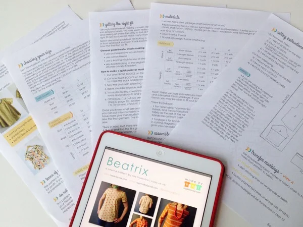 Beatrixalong: Gather your materials