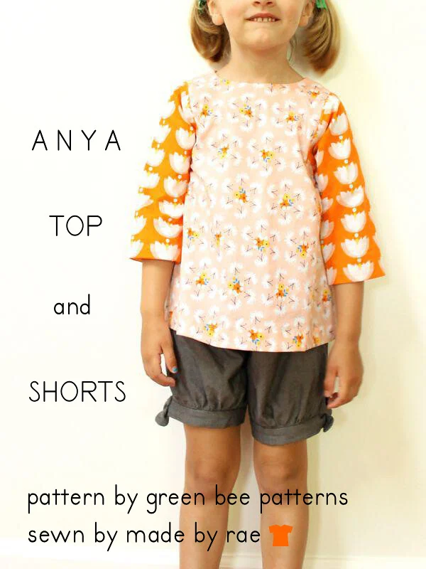 Lotus Pond + Green Bee shorts and top