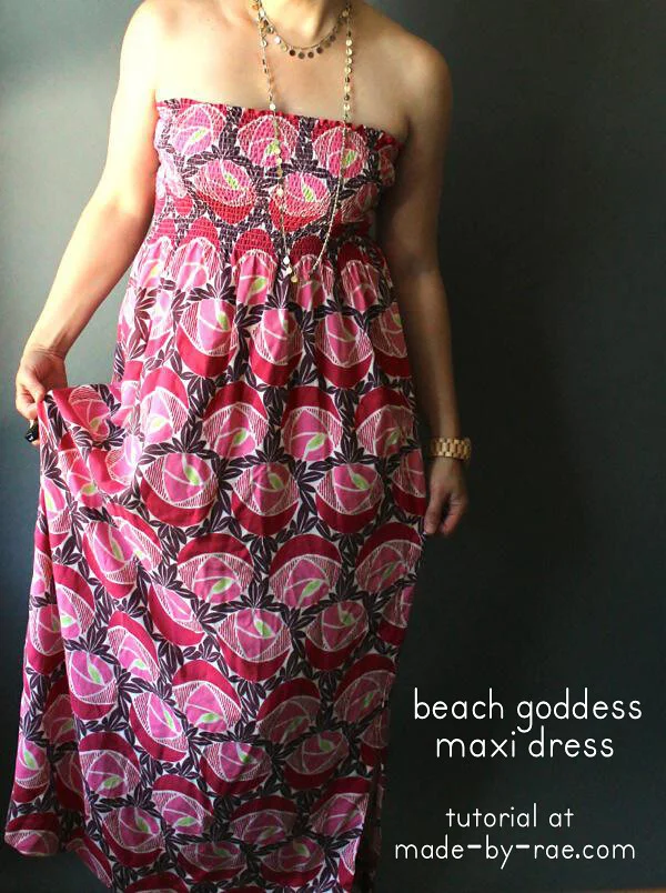 Beach Goddess Maxi + tutorial