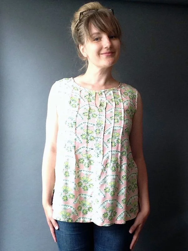 Josephine Blouse with release tucks