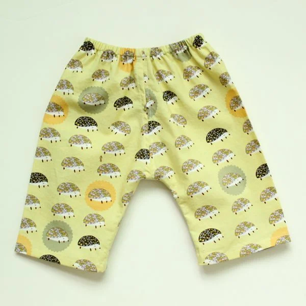 yellow newborn pants