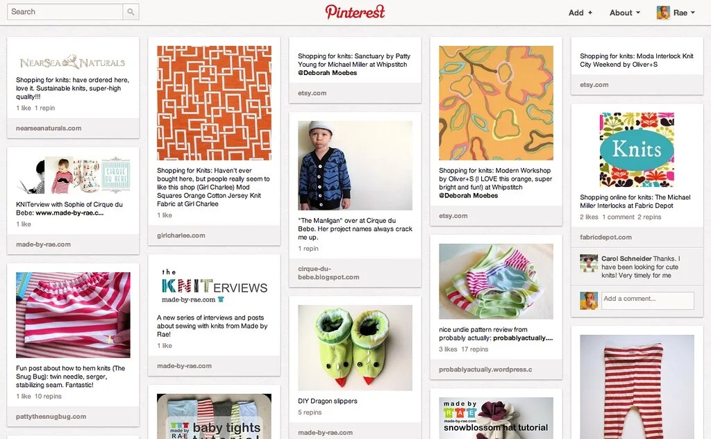 My KNIT faves on Pinterest