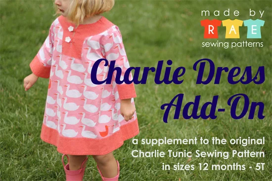 Charlie Dress Add-On Sewing Pattern is here!