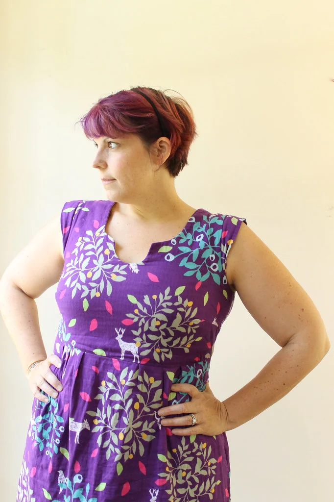 Purple Washi Dress by Karen