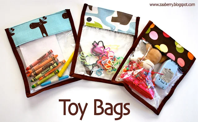 Guest Tutorial: Toy Bags from Zaaberry