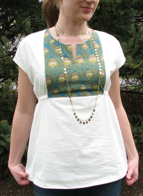 Rae's Spring Top: Liberty Tunic with ties