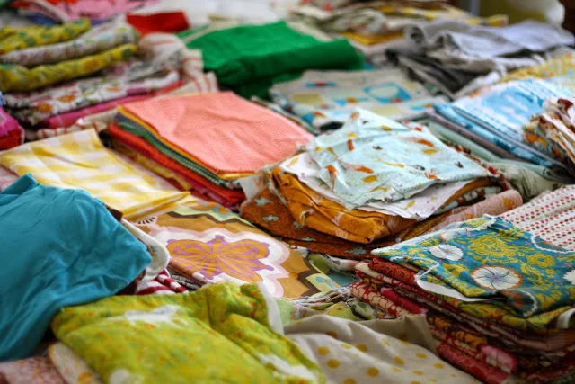 Who bought all this fabric and what am I supposed to do with it?