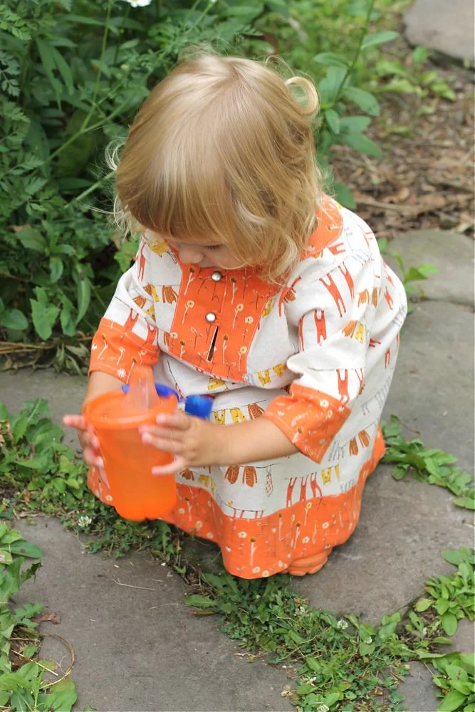 I have been sewing Charlie Dresses for the girl