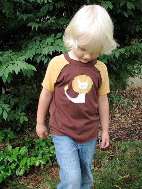 Lion Raglan Tee for the Boy