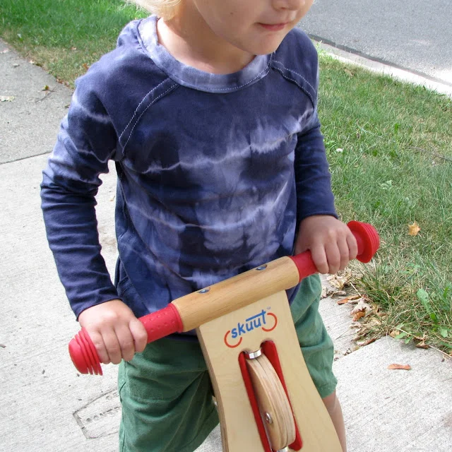 I should have taken a picture of the chocolate I had to give him so he would wear it.