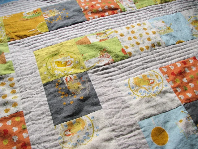 FINITO! Storytime Squares Quilt in Far Far Away II