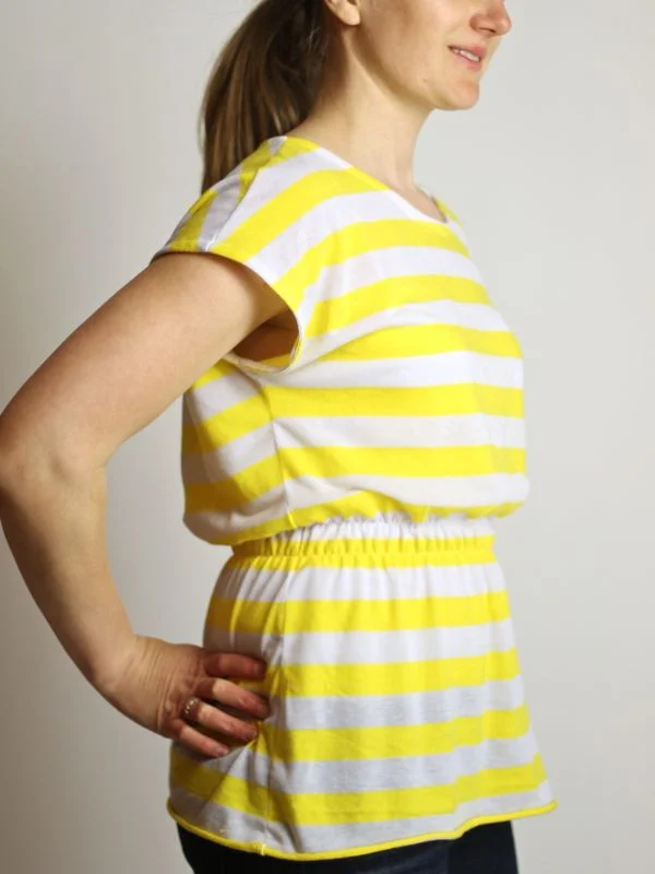 Yellow Stripe Tops