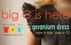 Geranium Dress Pattern in sizes 6-12 is here!