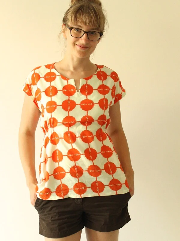 Tomato Rayon Top, for me