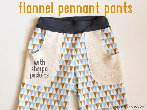 Pennant Pants with Sherpa Pockets