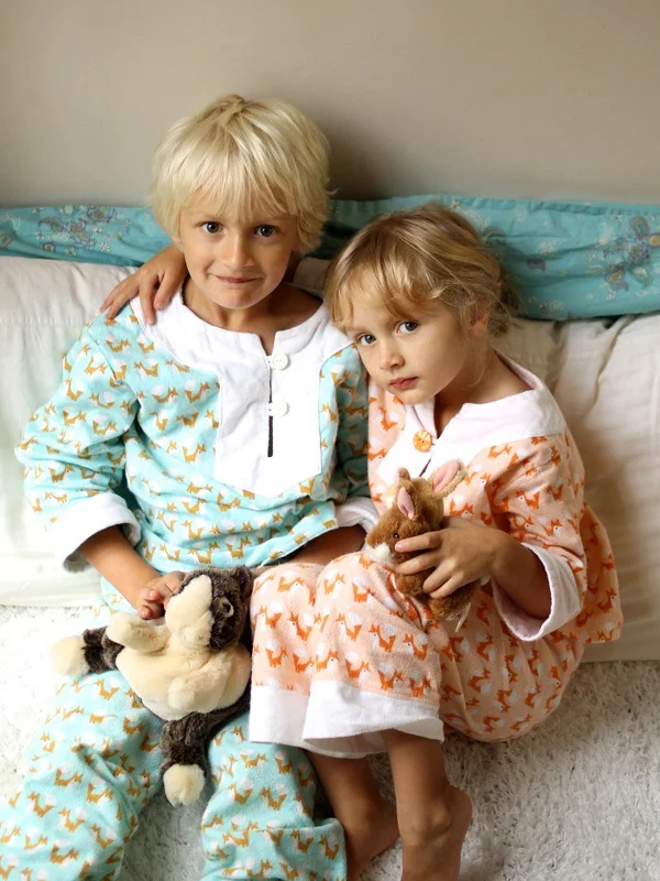 My two cuties in Fanfare from head to toe