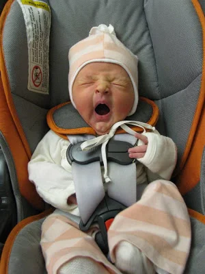 My old JCrew shirt = Newborn Hat and Pants!