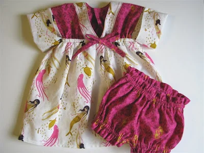 Empire-Waisted Baby Top and Bloomers