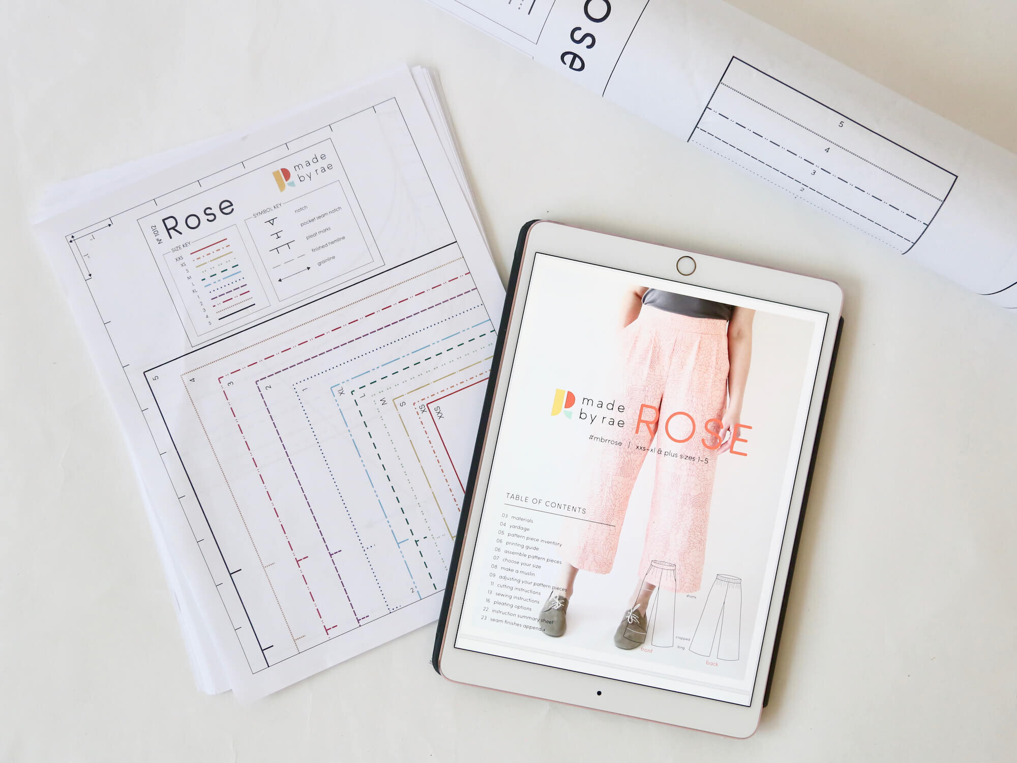 Rose Pants Sewalong: PRINT, ASSEMBLE, TRACE YOUR PATTERN — Made by Rae