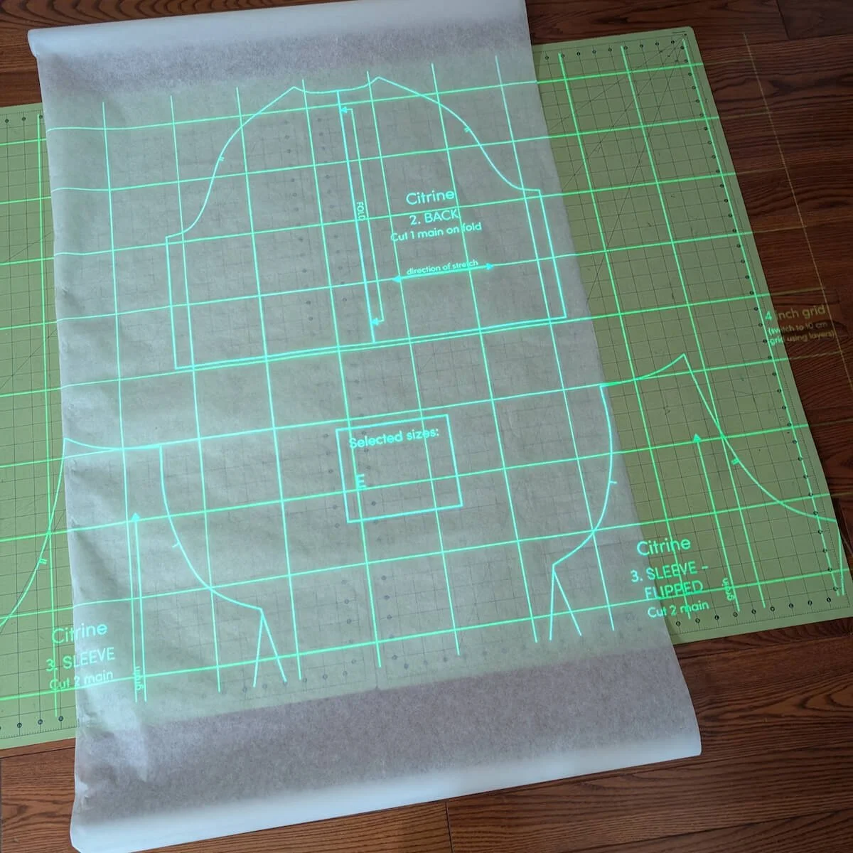 Projection File Pattern My sewing projector setup — Made by Rae