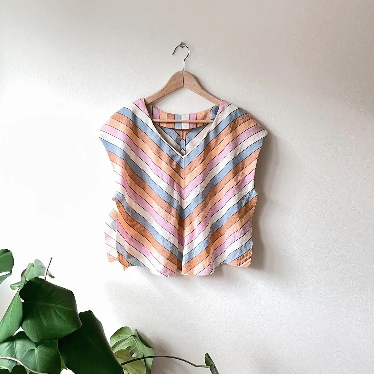 How to line up stripes along a seam