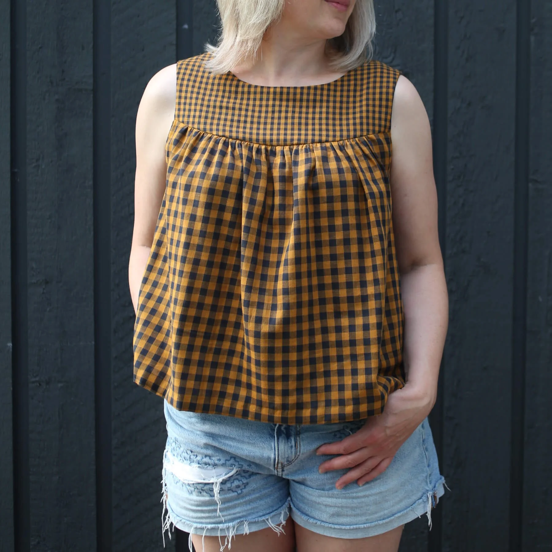 Ruby in Reversible Gingham