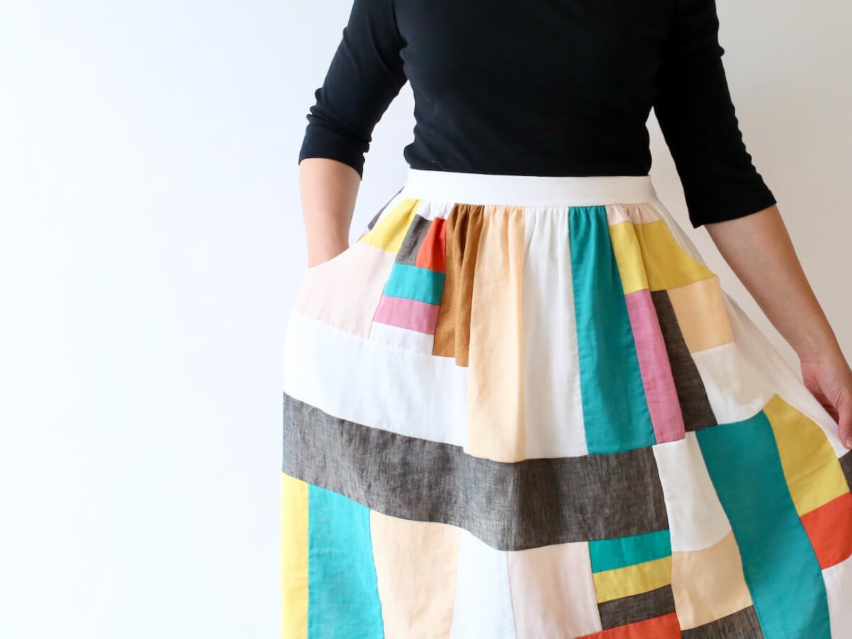 What kind of fabric do you think the skirt is made of? How would