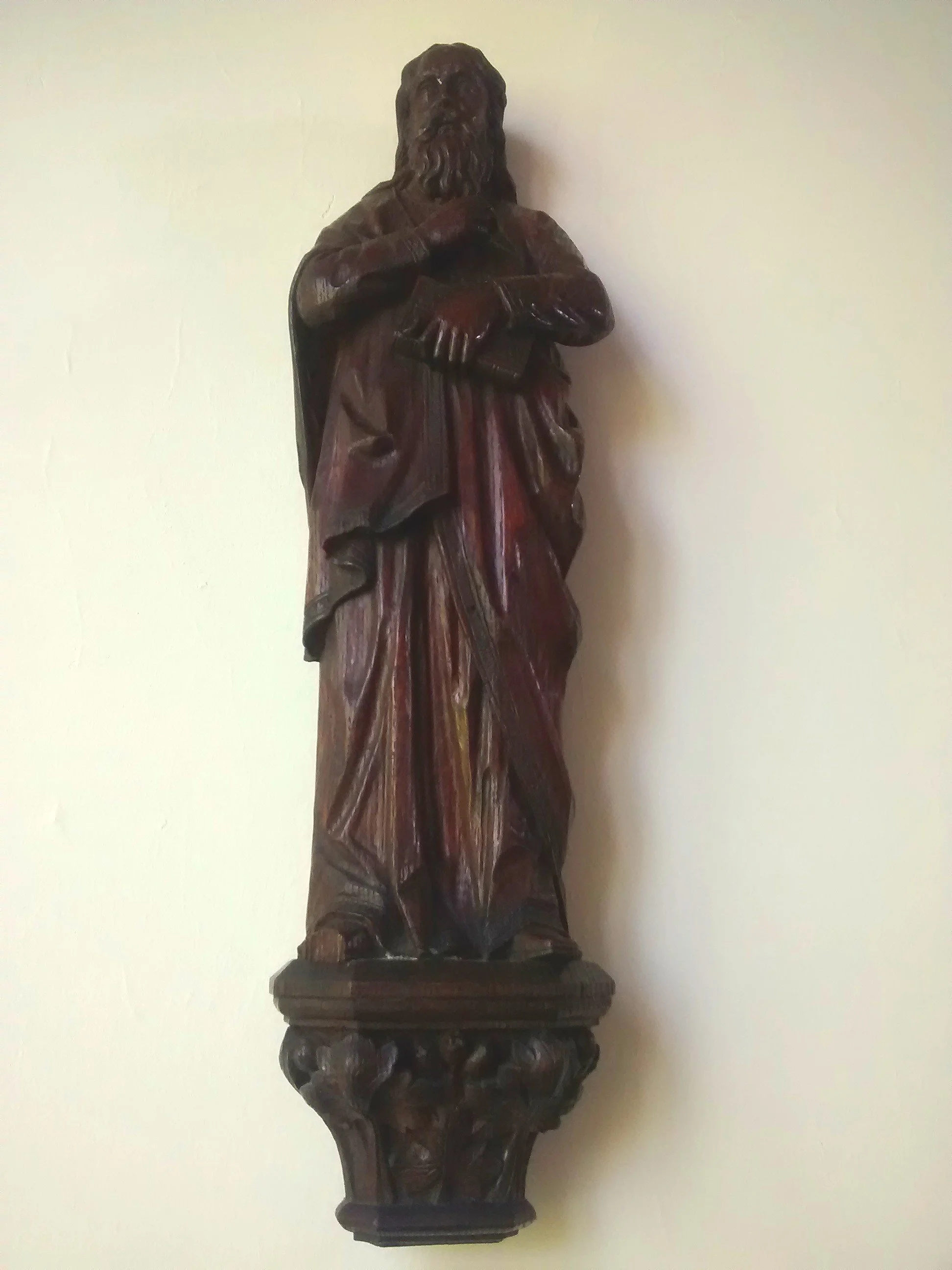 St Paul wooden carving