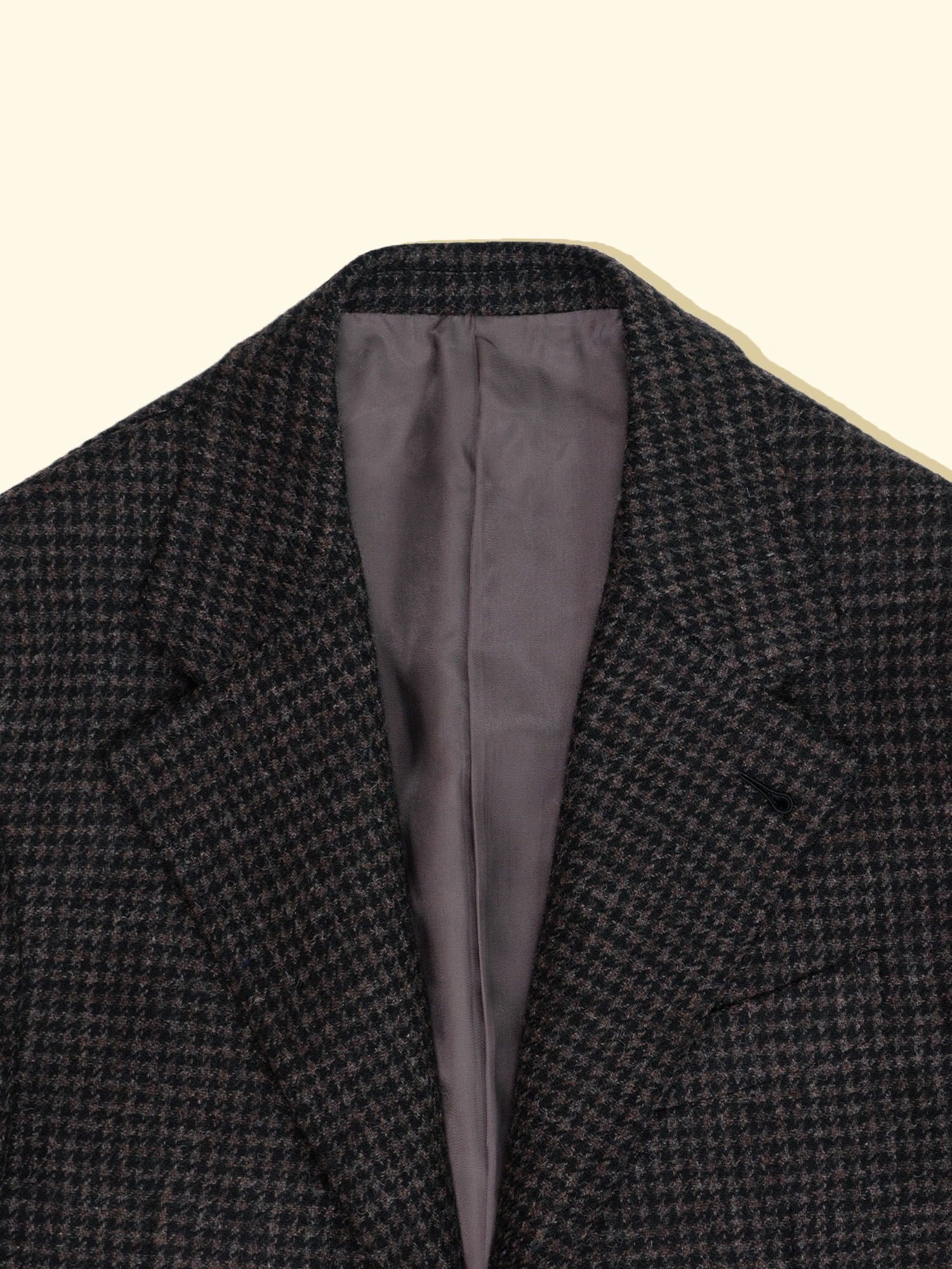 Wool Tweed Sport Jacket - Brown/Black Houndstooth — The Anthology