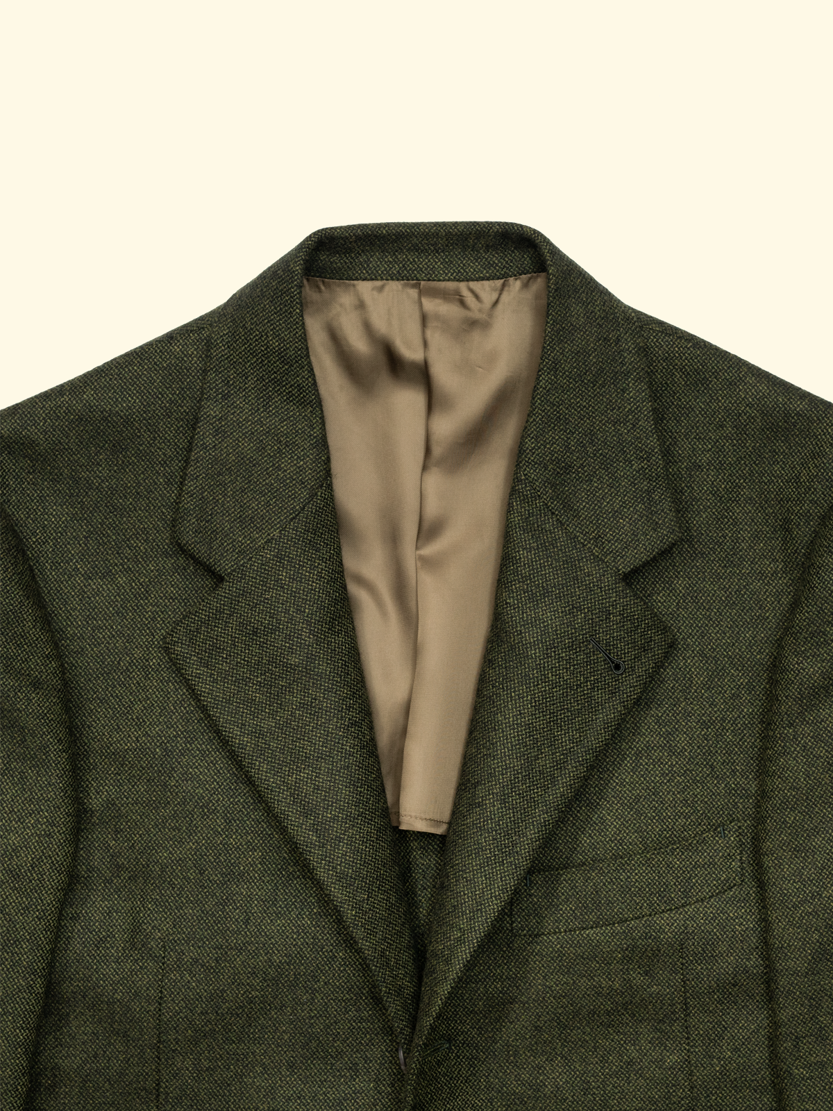 Merino Wool/Angora/Cashmere Sport Jacket - Forest Green — The