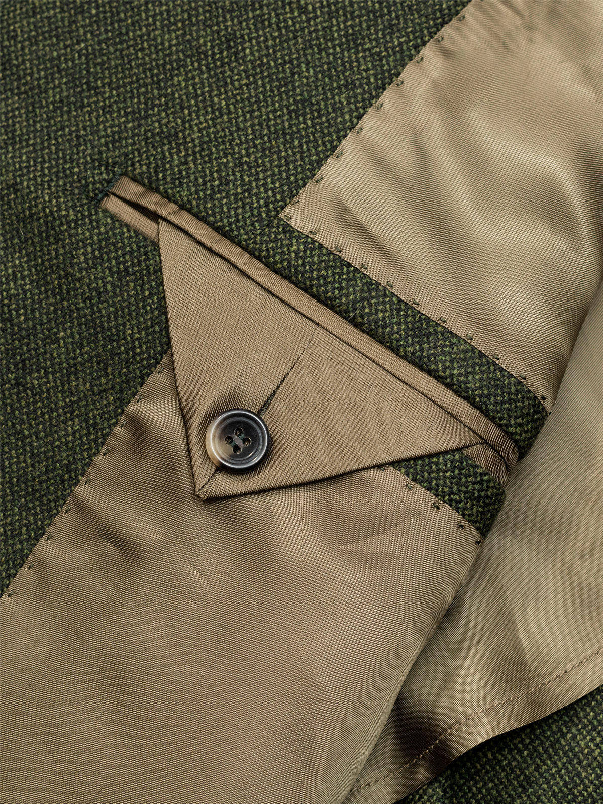 Merino Wool/Angora/Cashmere Sport Jacket - Forest Green — The 