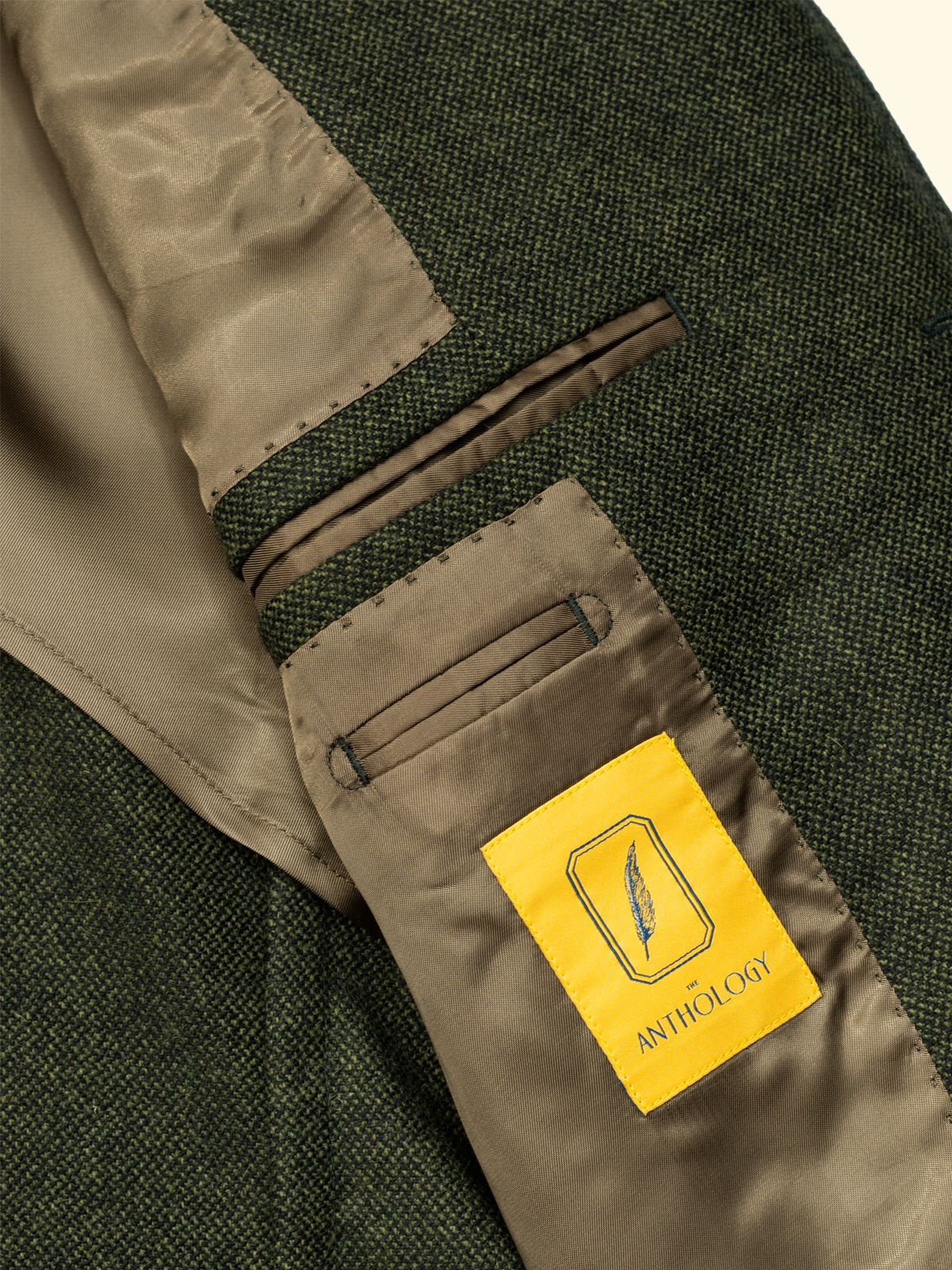 Merino Wool/Angora/Cashmere Sport Jacket - Forest Green — The 
