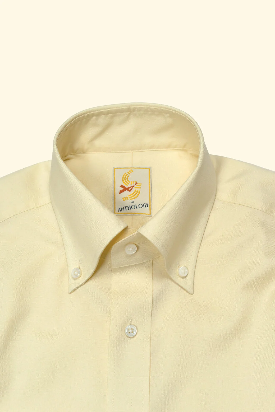 yellow polo button down