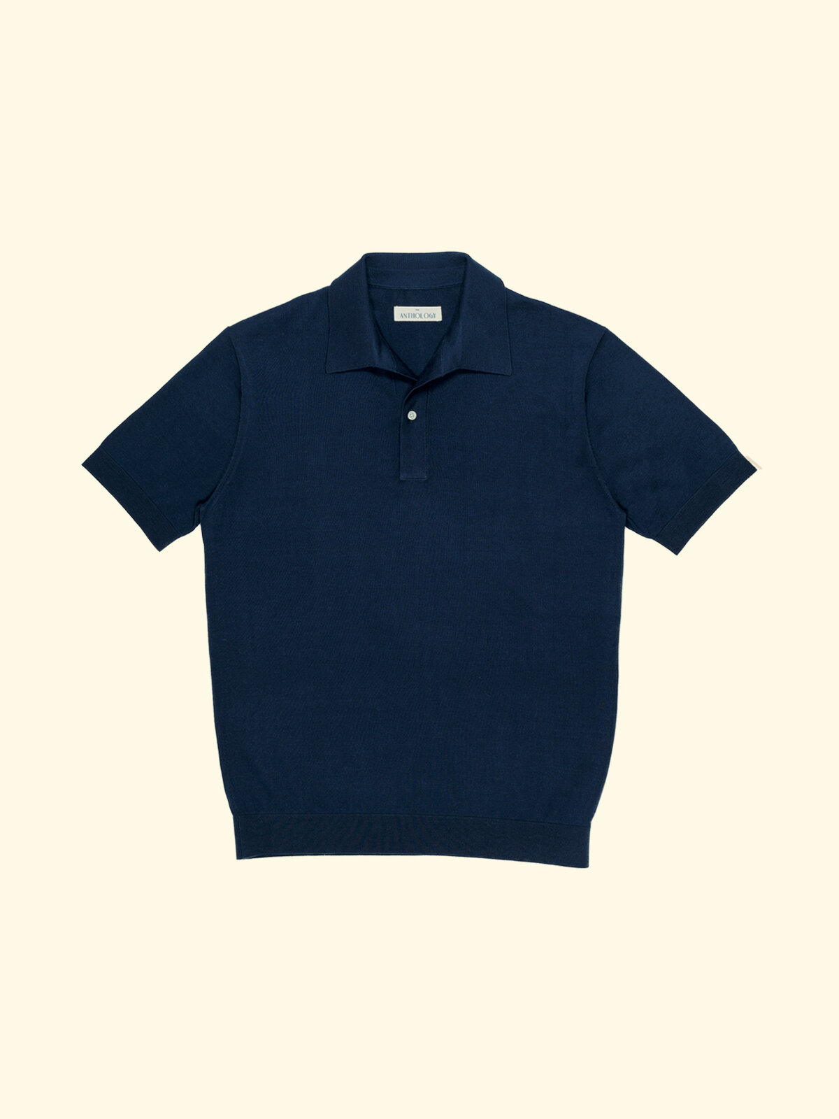 Short Sleeve Knitted Polo Shirt