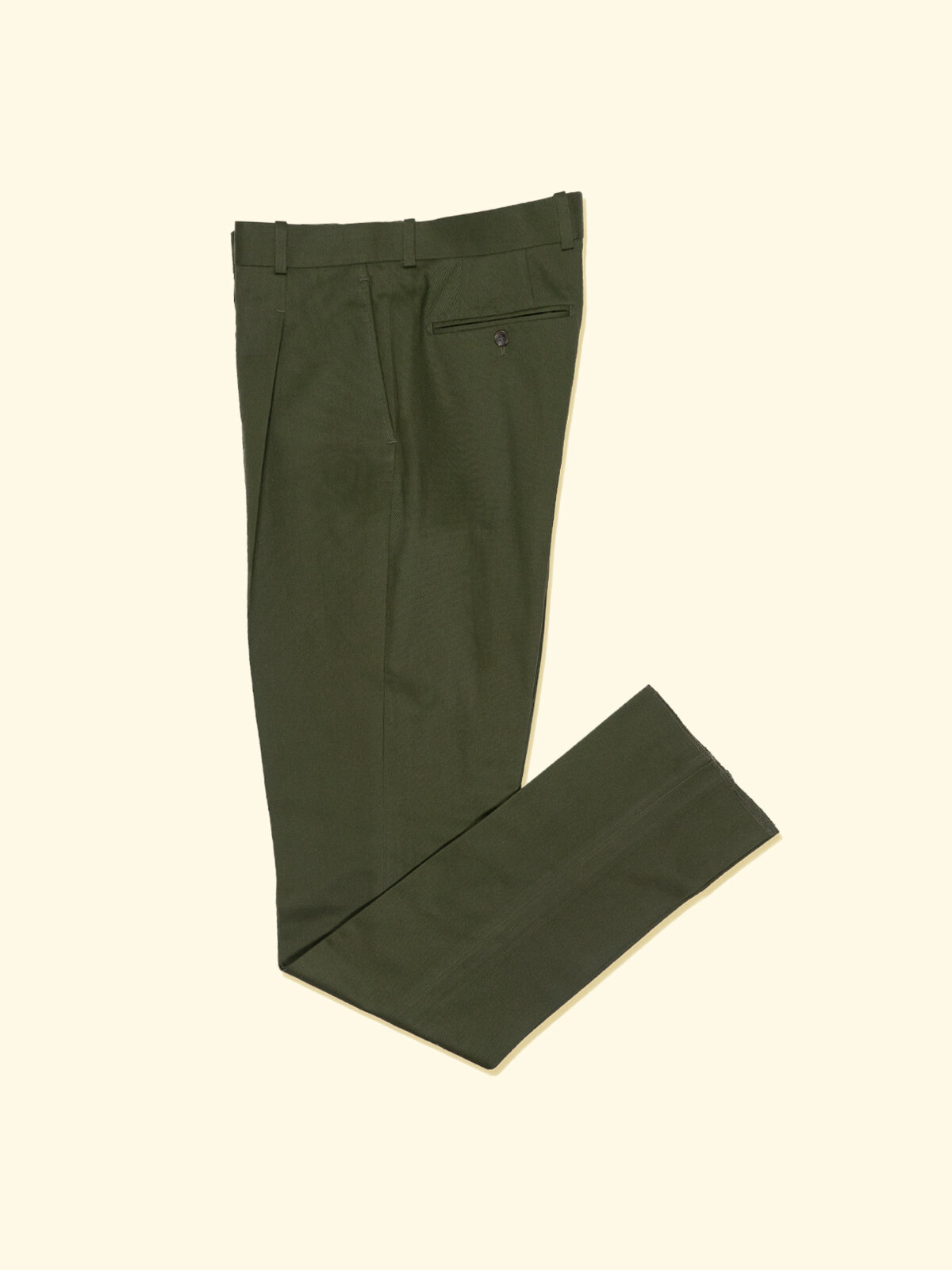 LIMITED COLLECTION Plus Size Forest Green Split Hem Stretch Tapered Trousers   Yours Clothing