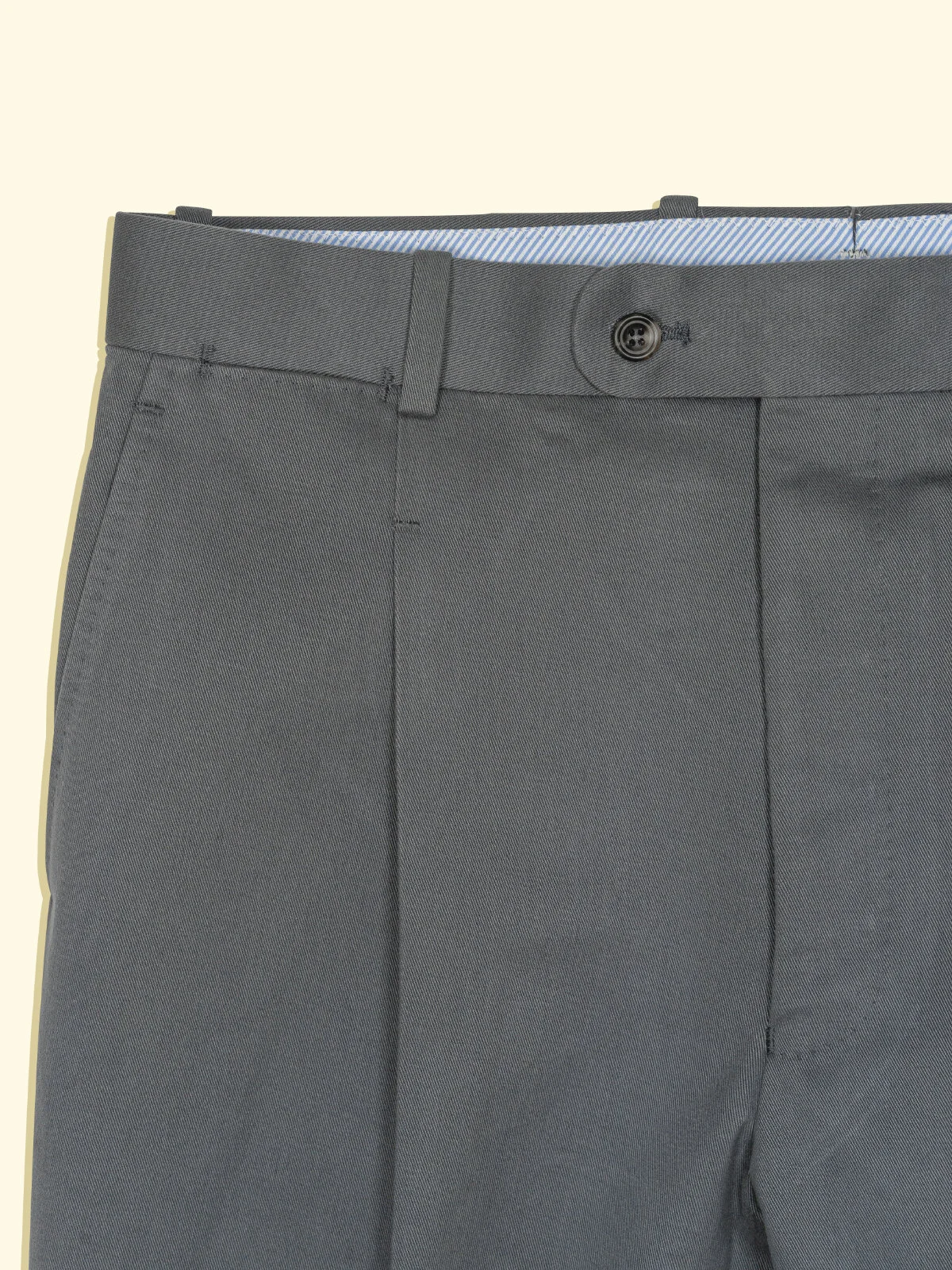 Pantalon Costume Kiton Taille 42 (58 EU) - 100% Laine, Gris, Plis Devant, Neuf Sans étiquette