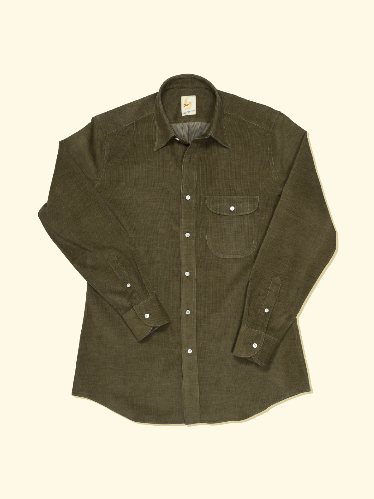 Workman Moss Green Corduroy Shirt Workman Moss Green Corduroy Shirt