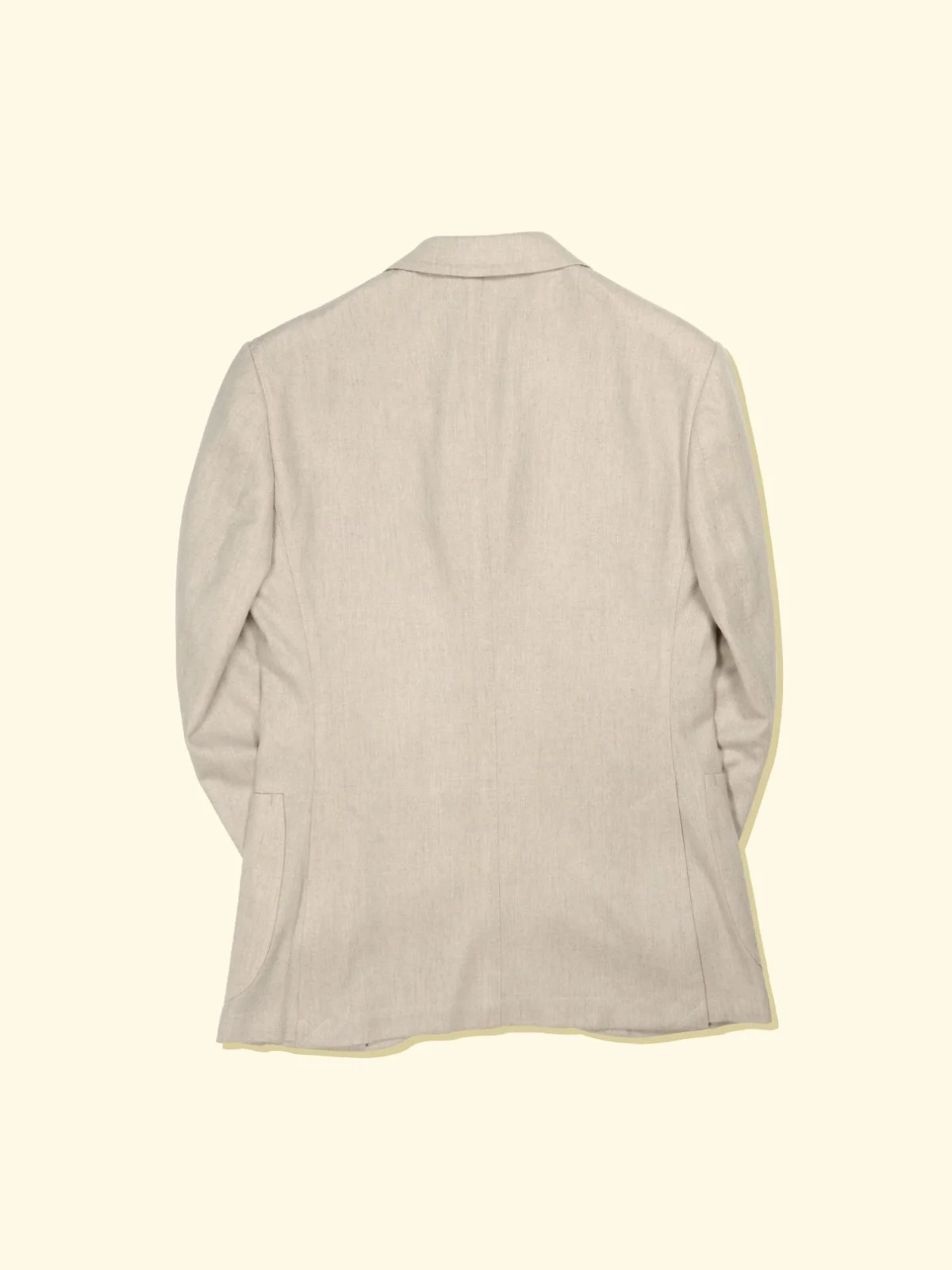 Merino Wool/Cashmere Sport Jacket - Ivory — The Anthology