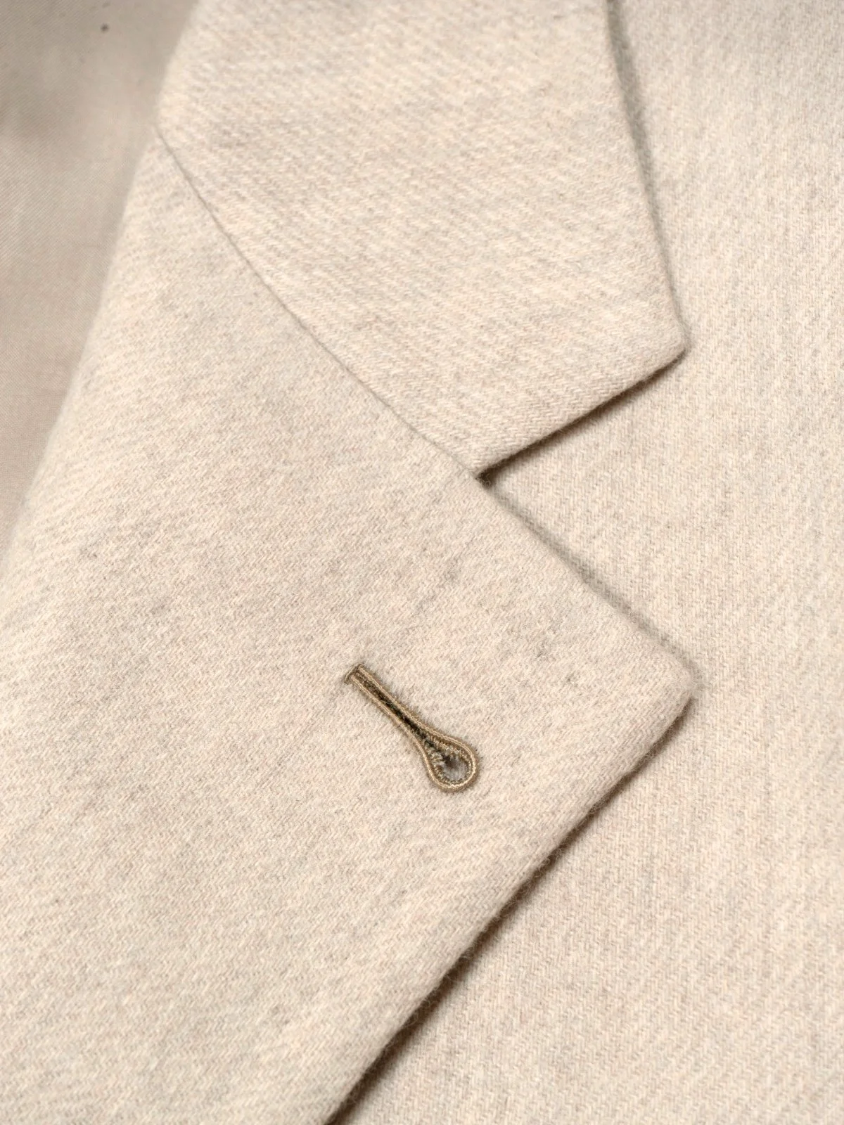 Merino Wool/Cashmere Sport Jacket - Ivory — The Anthology