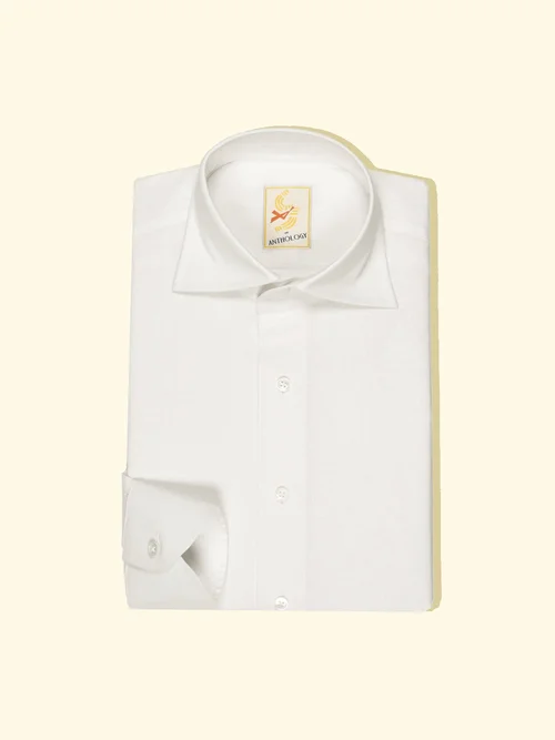 White Cotton/Linen Shirt