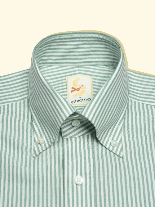 green emerald velvet dress Men’s Slim Fit Shirts - Ivan Shirt in Green