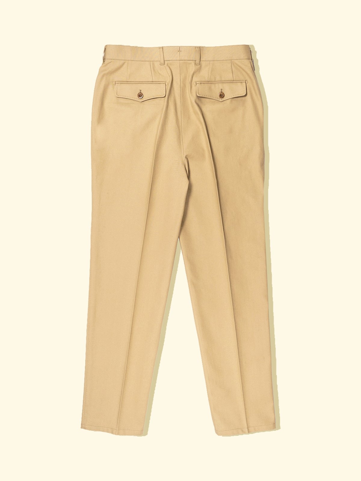 Cotton-drill trousers, optic white | Max&Co.