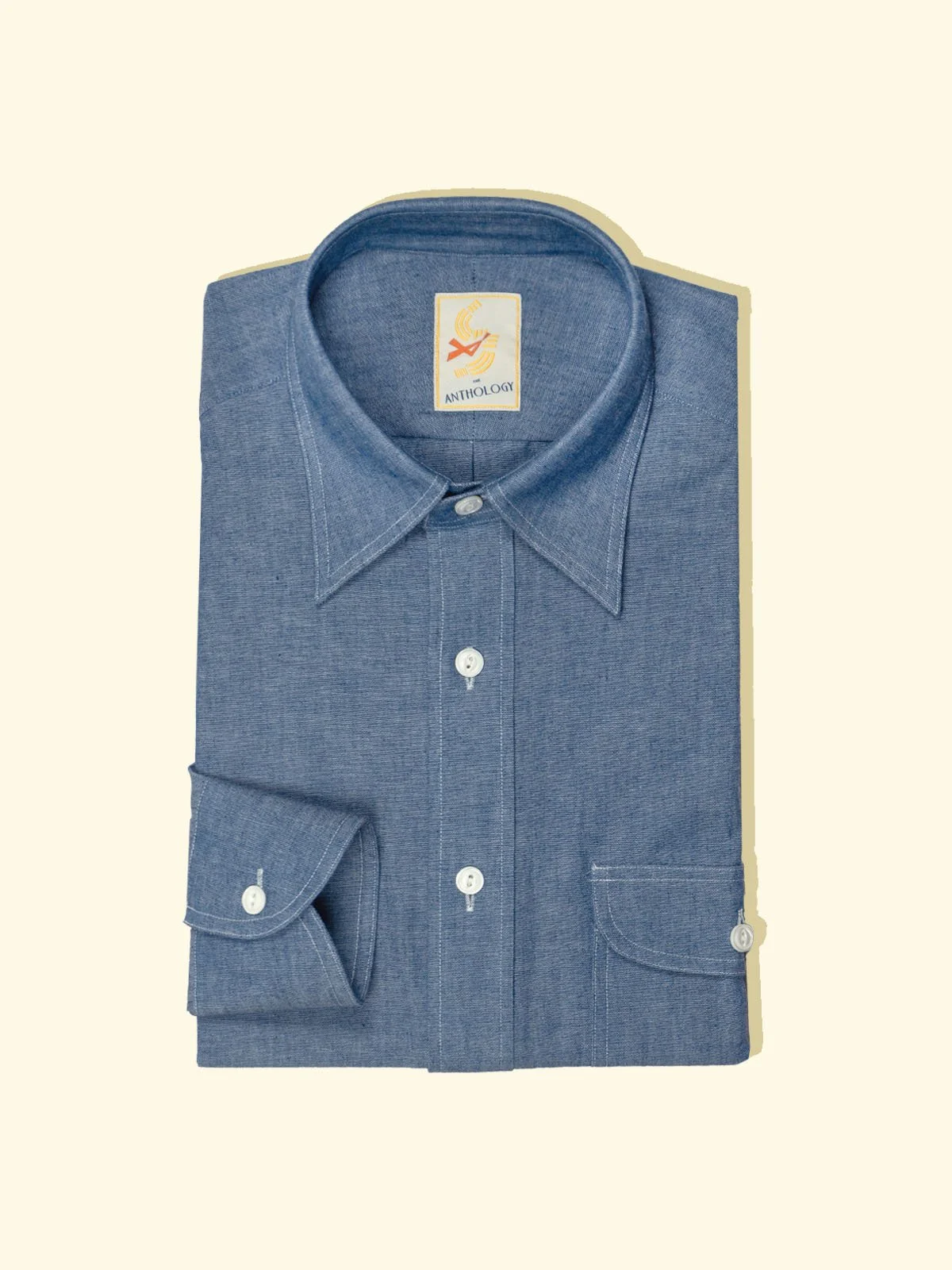 Workman Indigo Raw Chambray Shirt — The Anthology