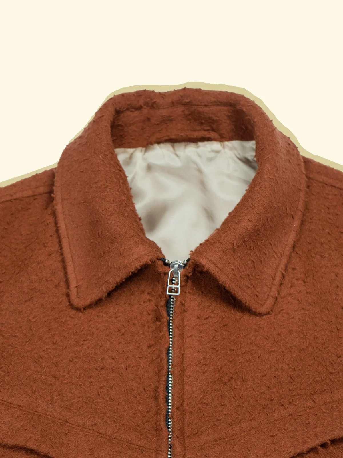 Blouson Bomber En Cuir Q-Gar Wingman - Taille XXL, Couleur Marron, Doublure Polyester, Occasion Très Bon état